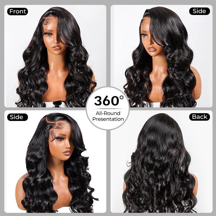 Chic Luxe Hair Blonde Bob With Dark Brown Roots Ombre Lace Closure Bob Wig | 100% Human Hair