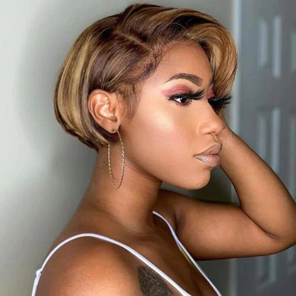 Chic Luxe Hair Glueless Wear & Go Lace Front Pixie Short Wig | 100% Human Hair