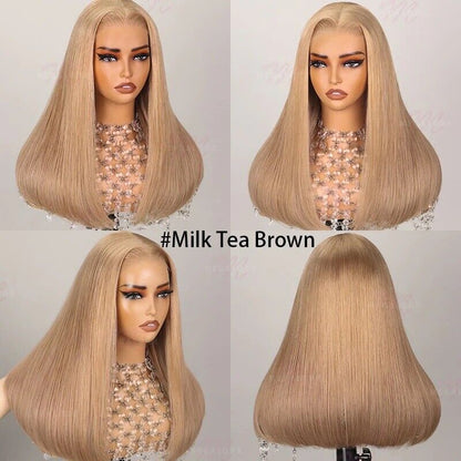 Chic Luxe Hair Glueless Lace Front Straight Wear And Go Short Wig | 100% Human Hair