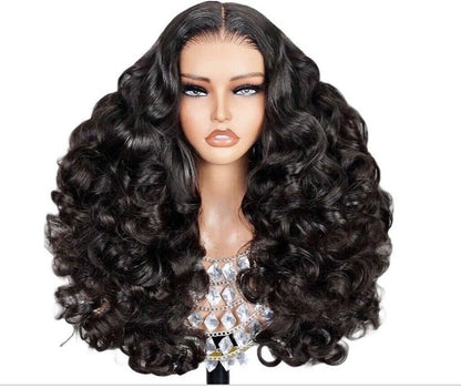 Chic Luxe Hair Full Glueless Wear & Go Bouncy Curly Lace Front Wig | 100% Human Hair