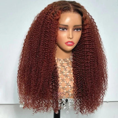 Human Hair Wigs Women Glueless Wear and Go Lace Front Afro Kinky  Wig