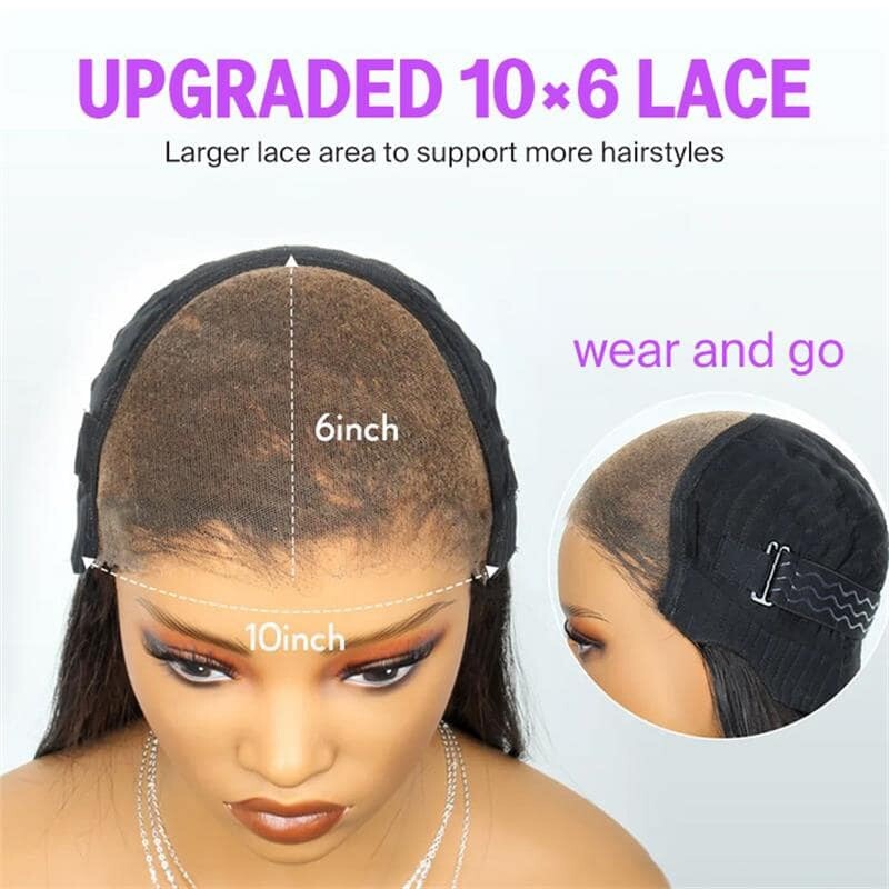 Chic Luxe Hair Glueless Pre-Styled Wear Go Lace Front Wavy Wig | 100% Human Hair