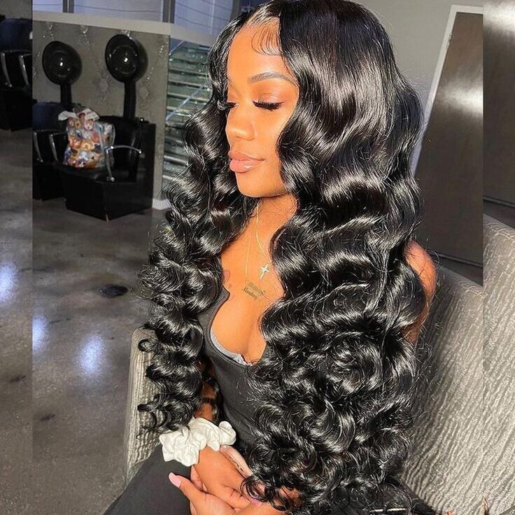 Chic Luxe Hair Full Lace Front Loose Wave Wig | Pre-Plucked Hairline | 100% Human Hair