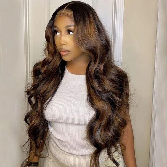 Human Hair Wigs Wig Glueless Wear and Go Women Pre-cut Lace Front Curly Long