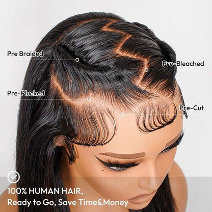 Chic Luxe Hair Straight Wig | 13x6 Lace Front | Glueless | 100% Human Hair