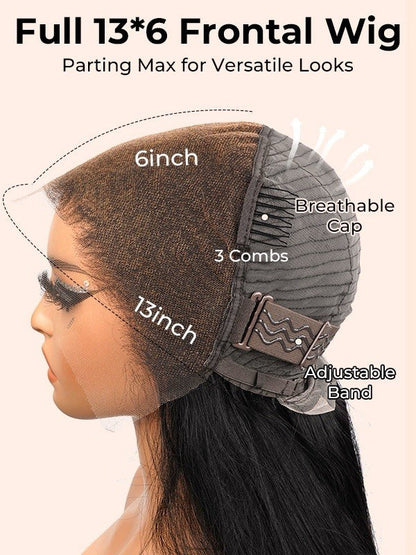 THE ALESSIA 
Widow’s Peak HD Lace Wig