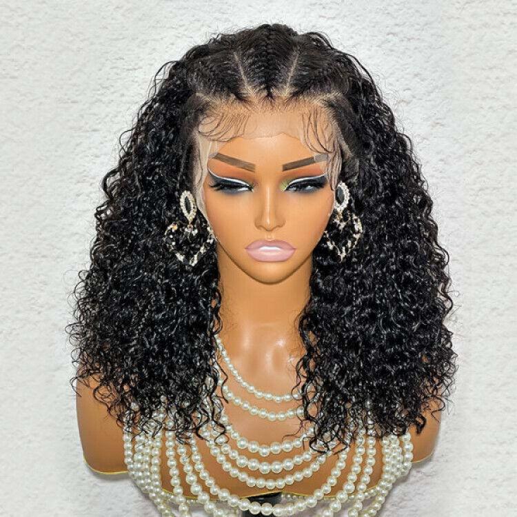 Chic Luxe Hair Glueless Braided Full Lace Front Curly Wig | Short/Long | 100% Human Hair
