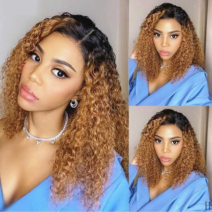 Chic Luxe Hair Glueless Curly Wear and Go Lace Front Short Wig | 100% Human Hair