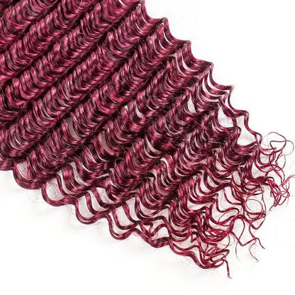 Chic Luxe Hair Deep Wave Human Hair Bulk | For Braiding | Boho Braids | 2 Bundle