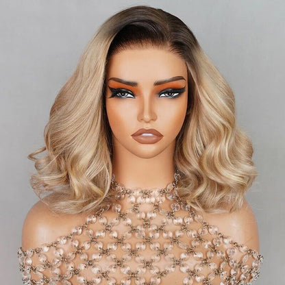 Chic Luxe Hair Glueless Lace Front Straight Wear And Go Short Wig | 100% Human Hair