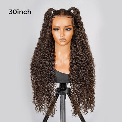 Chic Luxe Hair Glueless Pre-Cut Lace Pre-Styled Crimp Wavy Wear Go Long Wig | 100% Human Hair