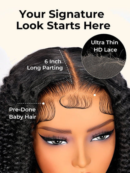 Chic Luxe Hair Super Long 50inch Signature Wand Curl 13x6 HD Lace Wig | 100% Human Hair | 250% Density