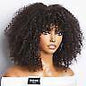 Chic Luxe Hair Glueless Curly Wig With Bangs | Short/Long | 100% Human Hair