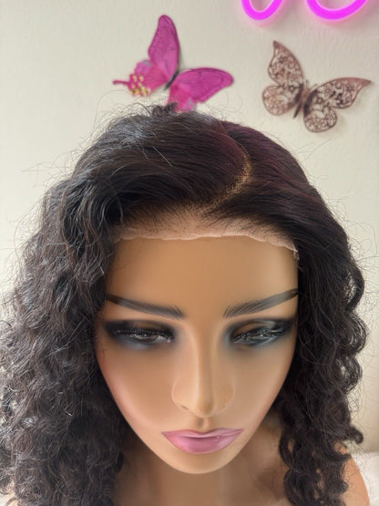 Chic Luxe Hair Ready To Wear Glueless Pre-Cut Lace Water Wave Curly Wig | 100% Human Hair