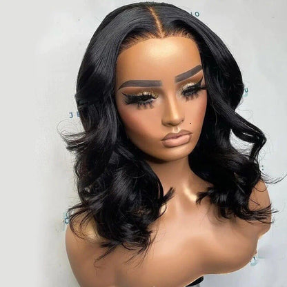 Chic Luxe Hair Glueless Wavy Short Full Lace Front Short Bob Wig | 100% Human Hair
