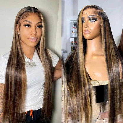 Human Hair Wigs Wig Glueless Wear and Go Women Pre-cut Lace Front Curly Long