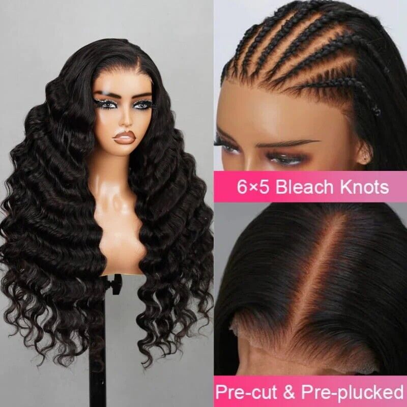 ChicLuxe Hair Wavy Wig | Lace Front | Glueless | 100% Human Hair Loose Wave 13*6 Frontal Lace