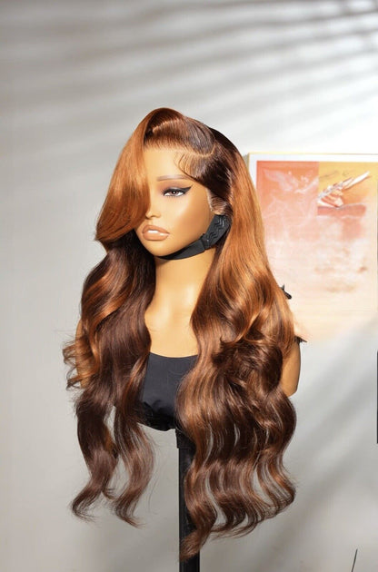 Chic Luxe Hair Vietnamese Full Lace Front Pre-Styled Customised Wavy Wig | 100% Vietnamese Hair | 250%