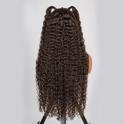 Chic Luxe Hair Glueless Pre-Cut Lace Pre-Styled Crimp Wavy Wear Go Long Wig | 100% Human Hair
