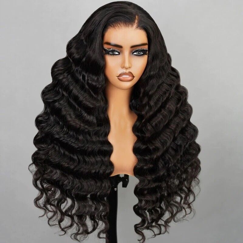 ChicLuxe Hair Wavy Wig | Lace Front | Glueless | 100% Human Hair Loose Wave 13*6 Frontal Lace