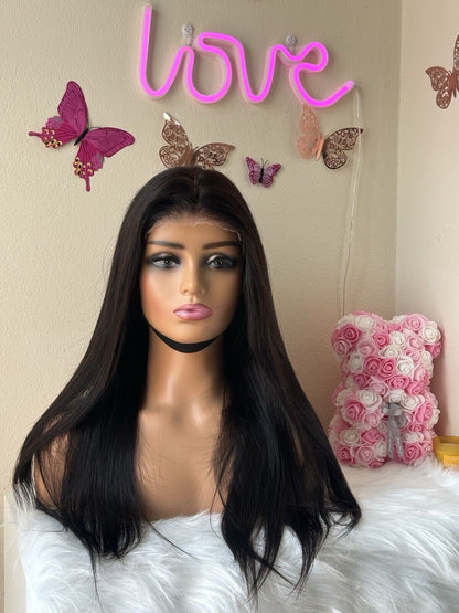 Chic Luxe Hair Ready To Wear Glueless Pre-Cut Lace Straight Wig | 100% Human Hair