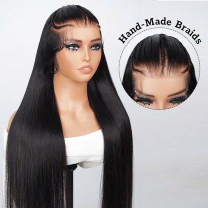 Chic Luxe Hair Glueless Pre-Cut Lace Front Straight Wear Go Long Wig | 100% Human Hair