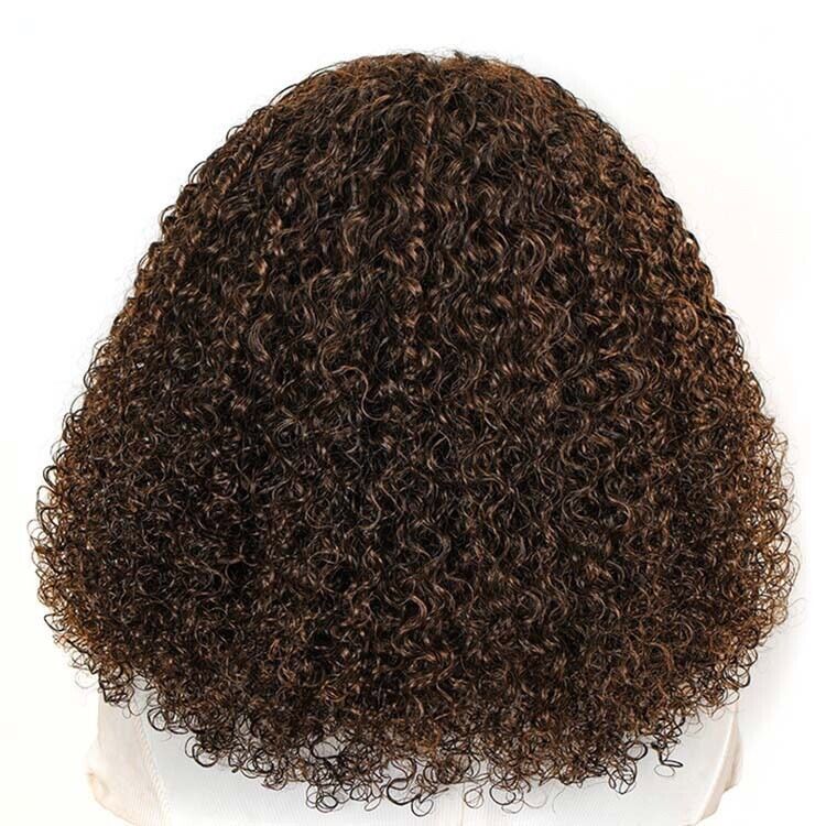 Chic Luxe Hair Glueless Wear And Go Lace Front Bouncy Curly Short Wig | 100% Human Hair