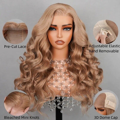 Chic Luxe Hair Glueless Wear Go Pre-Cut Lace Front Wig | Straight/Curly | 100% Human Hair