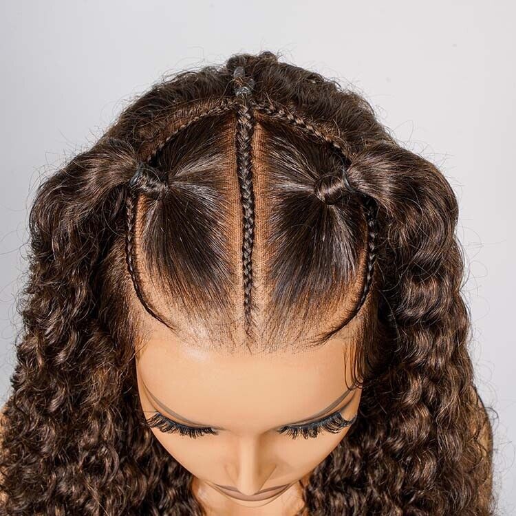 Chic Luxe Hair Glueless Pre-Cut Lace Pre-Styled Crimp Wavy Wear Go Long Wig | 100% Human Hair