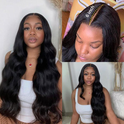 Chic Luxe Hair Glueless Full Lace Front Wavy Wig | Short/Long | 100% Human Hair