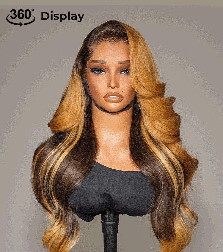 THE MONROE
Amber Cocoa Body Wave Glueless Wig