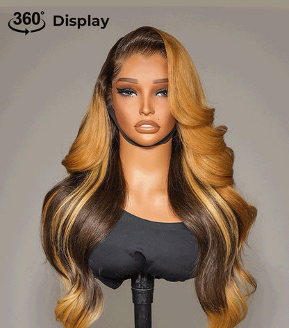 THE MONROE
Amber Cocoa Body Wave Glueless Wig