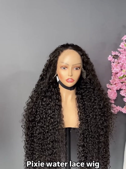 ChicLuxe Hair Vietnamese Lace Front Pixie Water Curly Glueless Wig | 100% Vietnamese Hair | 300%