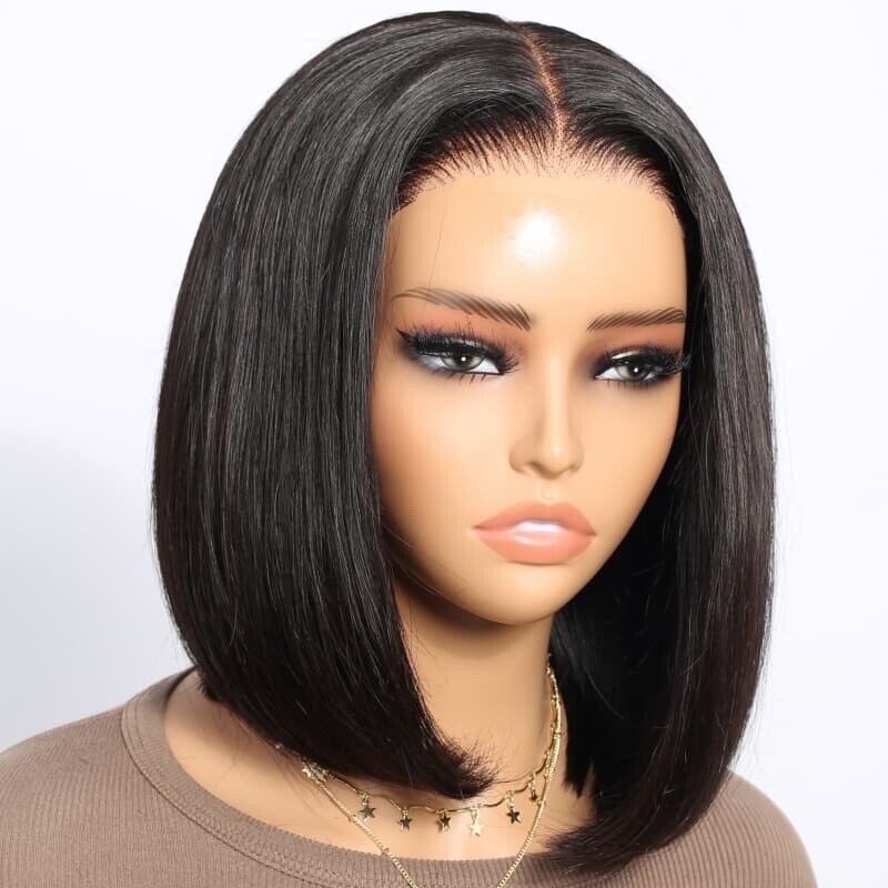 Chic Luxe Hair Glueless Wear & Go Lace Front Short Bob Wig | 100% Human Hair