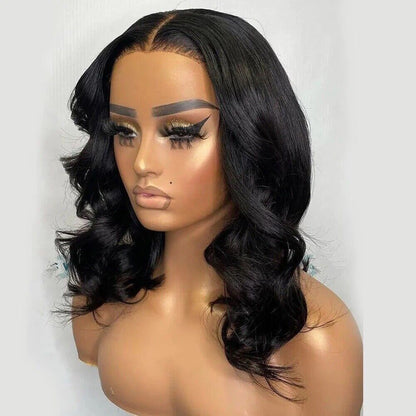 Chic Luxe Hair Glueless Wavy Short Full Lace Front Short Bob Wig | 100% Human Hair