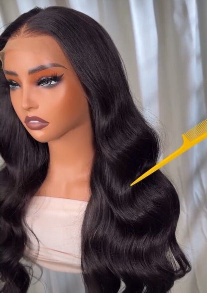 Chic Luxe Hair Loose Body Wave Glueless Lace Frontal Wig | 100% Human Hair | 250% Density