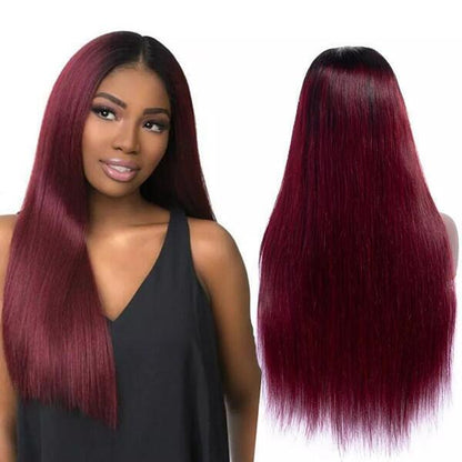 Chic Luxe Hair Glueless Lace Front Straight Wig | Short/Long | Coloured | 100% Human Hair