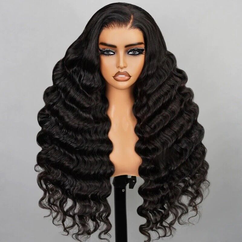 ChicLuxe Hair Wavy Wig | Lace Front | Glueless | 100% Human Hair Loose Wave 13*6 Frontal Lace