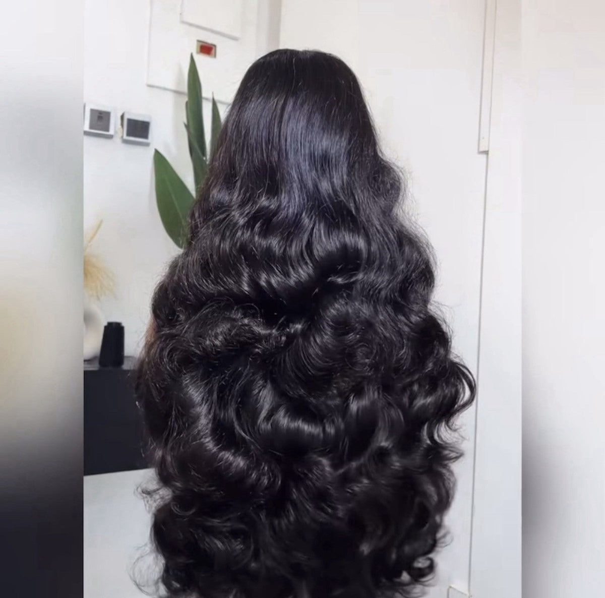 Single Donor Raw Vietnamese SDD Bouncy Curly Glueless Lace Front Wig 100% Raw Vietnamese Hair 13*6 Lace Front