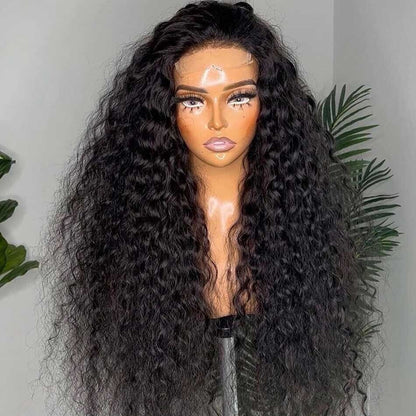 Human Hair Wigs Wig Glueless Wear And Go Women Lace Front Curly Long