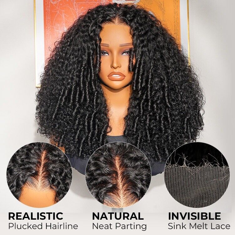 Chic Luxe Hair Big Spiral Curly Wig | Pre-Cut Lace | 100% Human Hair | 250% Density