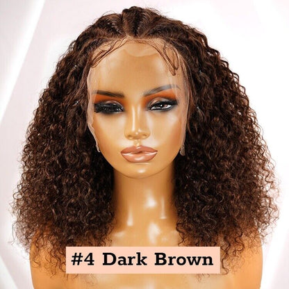 Chic Luxe Hair Glueless Braided Full Lace Front Curly Wig | Short/Long | 100% Human Hair