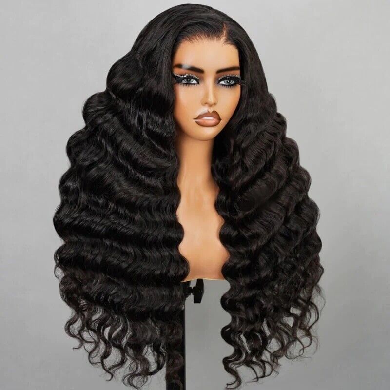 ChicLuxe Hair Wavy Wig | Lace Front | Glueless | 100% Human Hair Loose Wave 13*6 Frontal Lace