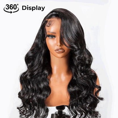 Chic Luxe Hair Blonde Bob With Dark Brown Roots Ombre Lace Closure Bob Wig | 100% Human Hair