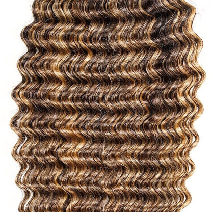 Chic Luxe Hair Deep Wave Human Hair Bulk | For Braiding | Boho Braids | 2 Bundle Pack