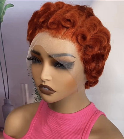 Chic Luxe Hair Pixie Cut Pre-Styled Ready To Wear Short Wig | 100% Human Hair