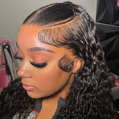 Chic Luxe Hair Glueless Pre-Cut Lace Front Pre-Styled Wear Go Curly Wig | 100% Human Hair