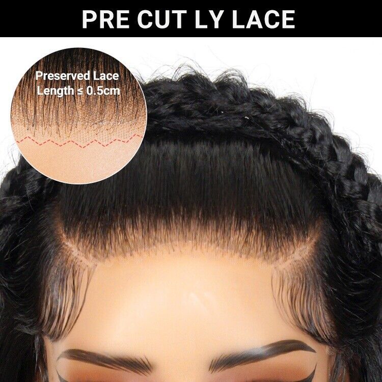 Pre Styled Glueless Pre Cut Lace Ready To Wear Wig Deep Wave Human Hair