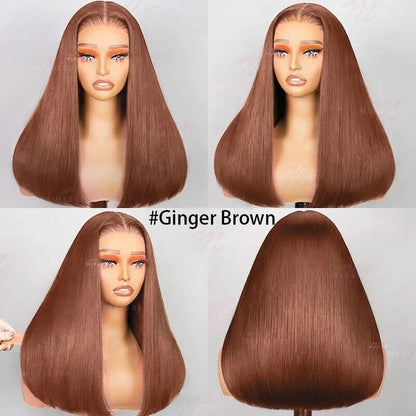 Chic Luxe Hair Glueless Lace Front Straight Wear And Go Short Wig | 100% Human Hair