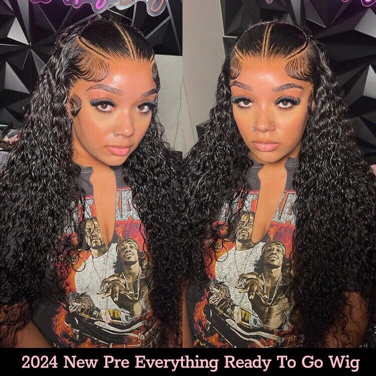 Chic Luxe Hair Glueless Pre-Cut Lace Front Pre-Styled Wear Go Curly Wig | 100% Human Hair